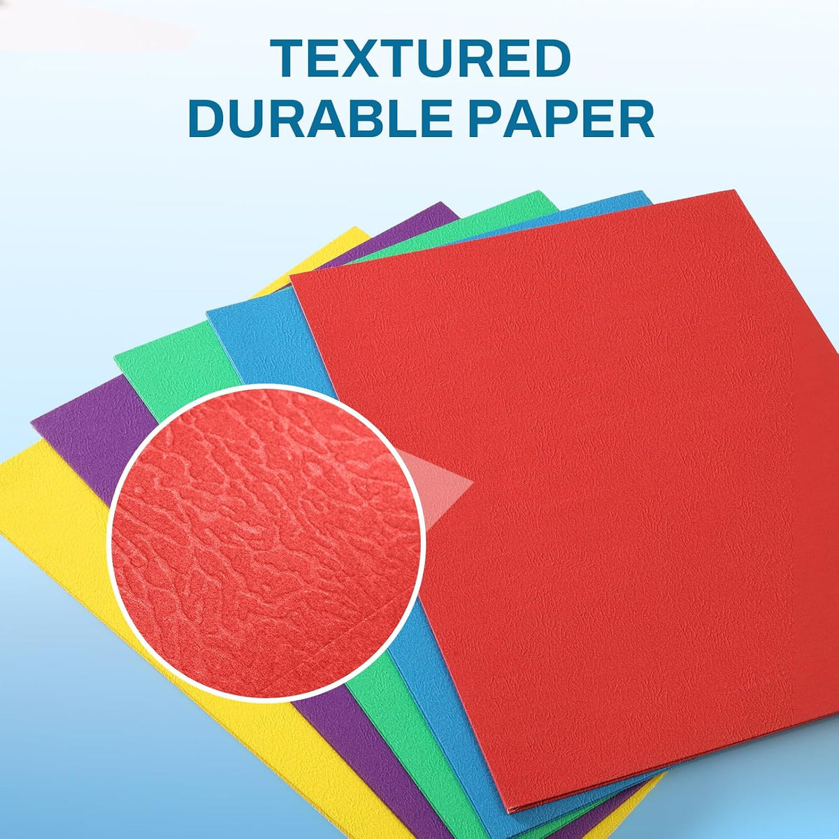 SUNEE Folders with Pockets(25 Pack, Assorted Colors)