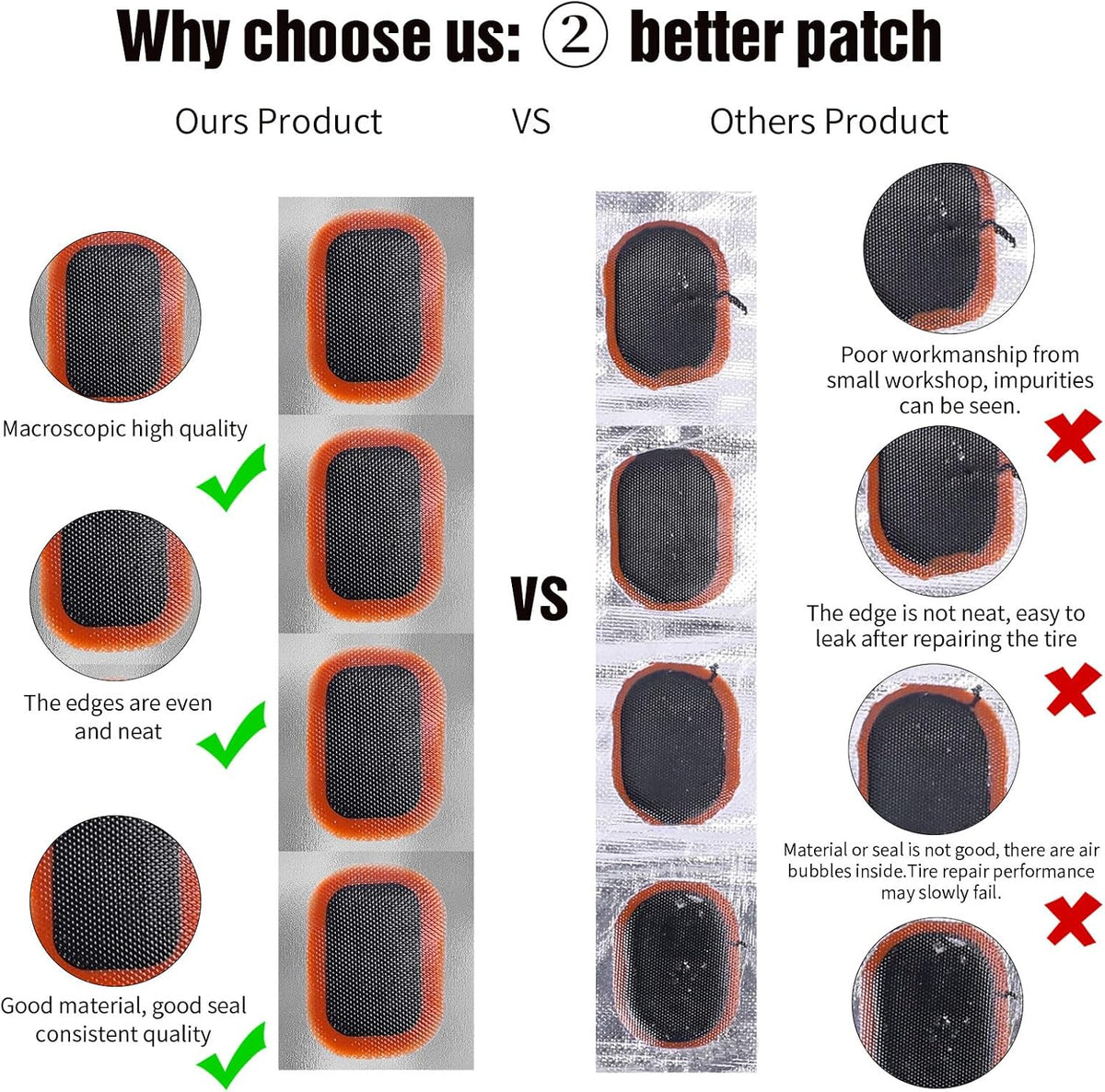 35 PCS Bike Tire Repair Kit, Bicycle Inner Tube Patch Kit with 28 PCS Vulcanizing Patches