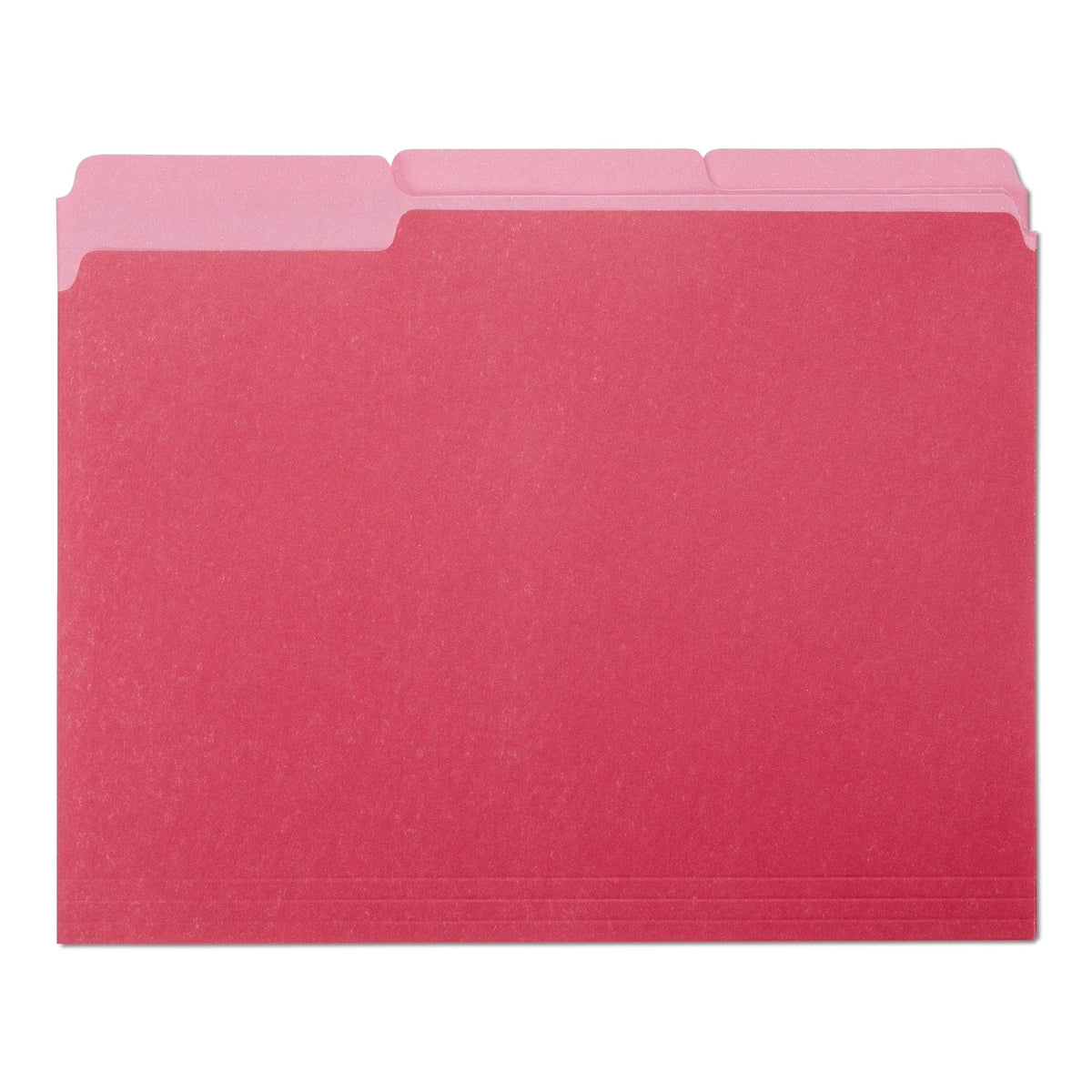 Amazon Basics File Folders with Tabs for Filing, 1/3-Cut Tab, 8.5x11 inches, Letter Size