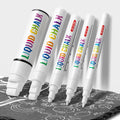 IJIANG Liquid Chalk Markers 8 Pastel Colors Set for Window & Car Surfaces