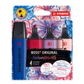 STABILO BOSS ORIGINAL NatureCOLORS Wildflowers Edition - Highlighter - Pack of 4 - Blush