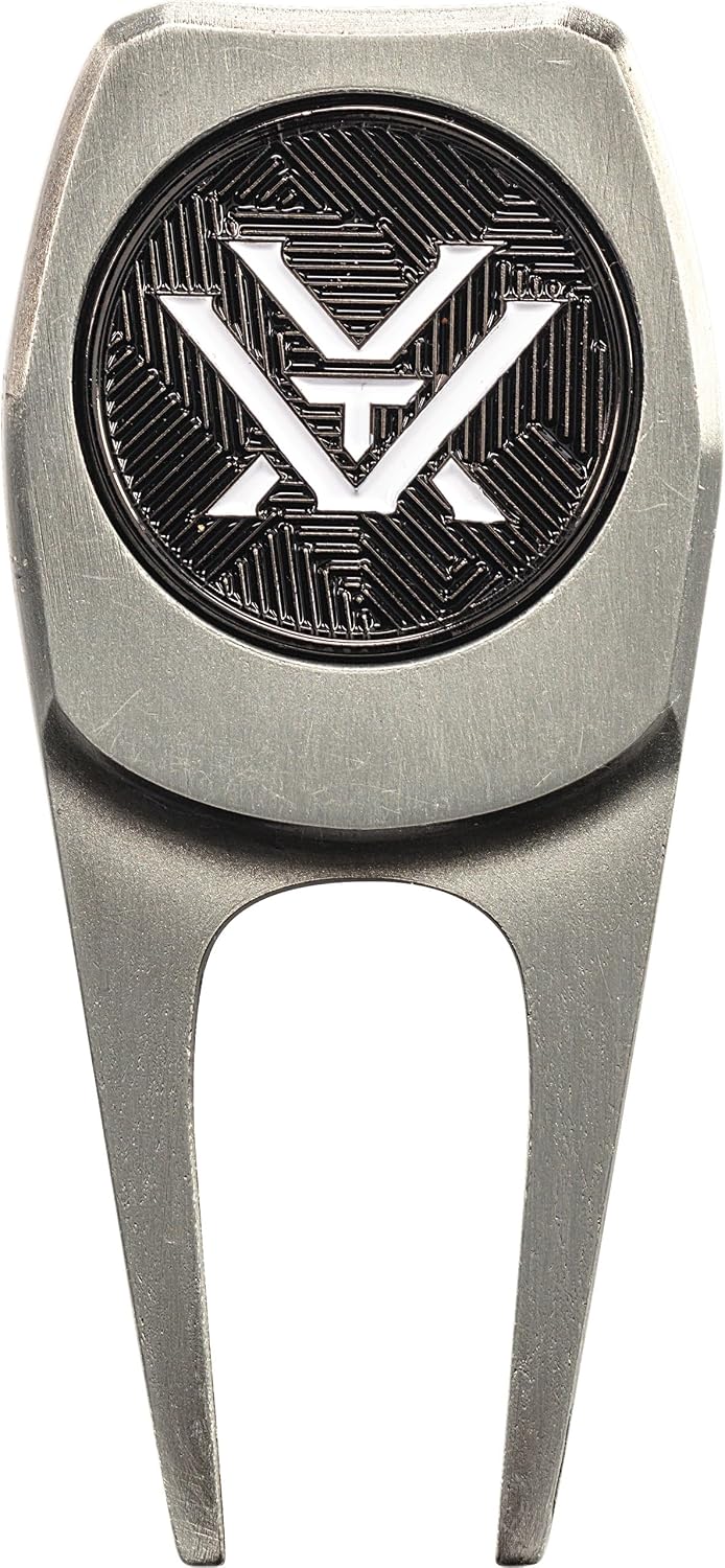 Vortex Multi-Purpose Golf Divot Repair Tool with Magnetic Ball Marker