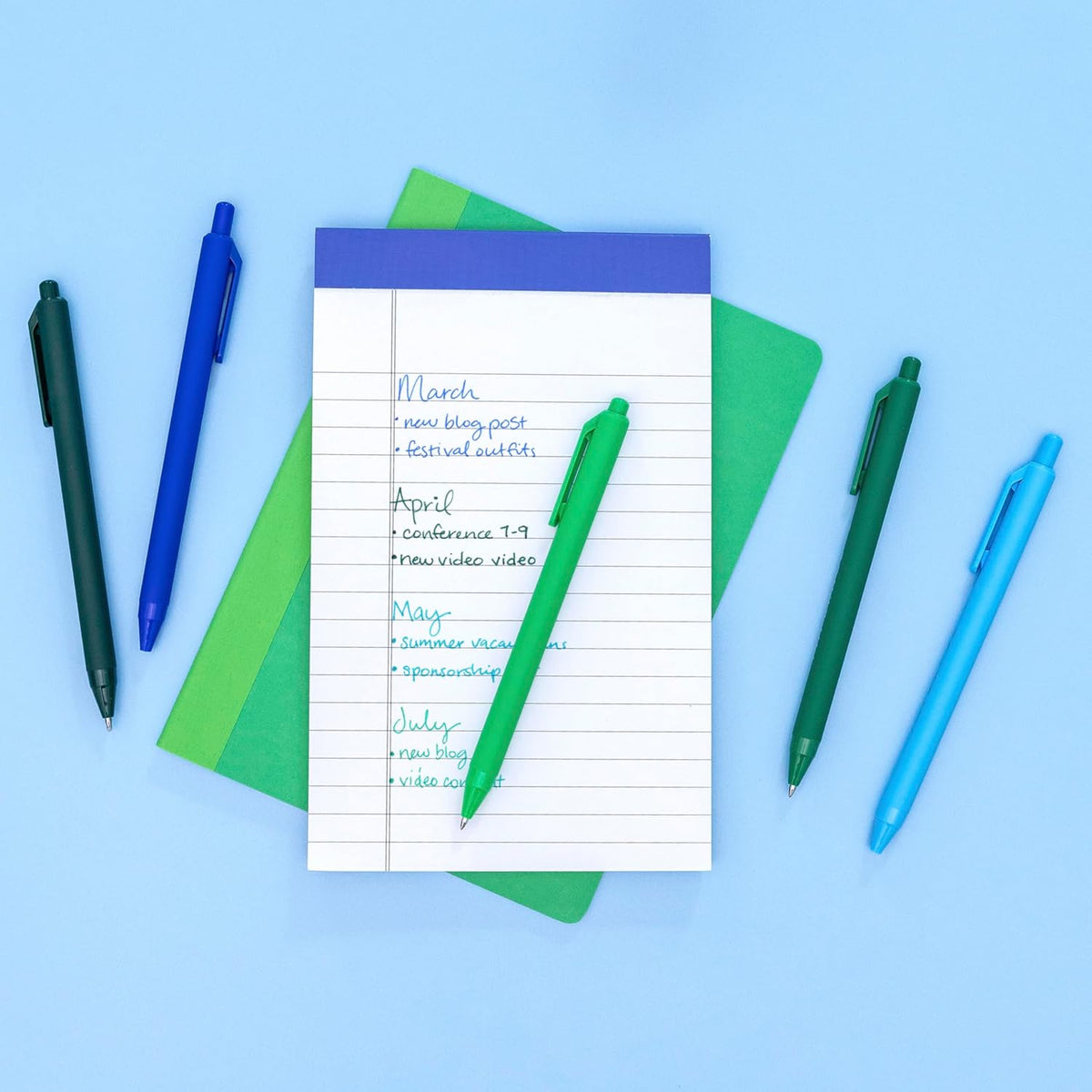 PAPERAGE Gel Pens With Retractable Medium Point (0.7mm), 20 Pack Colored Gel Pens