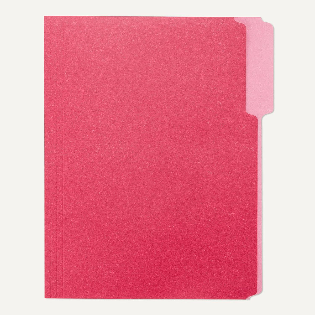 Amazon Basics File Folders with Tabs for Filing, 1/3-Cut Tab, 8.5x11 inches, Letter Size