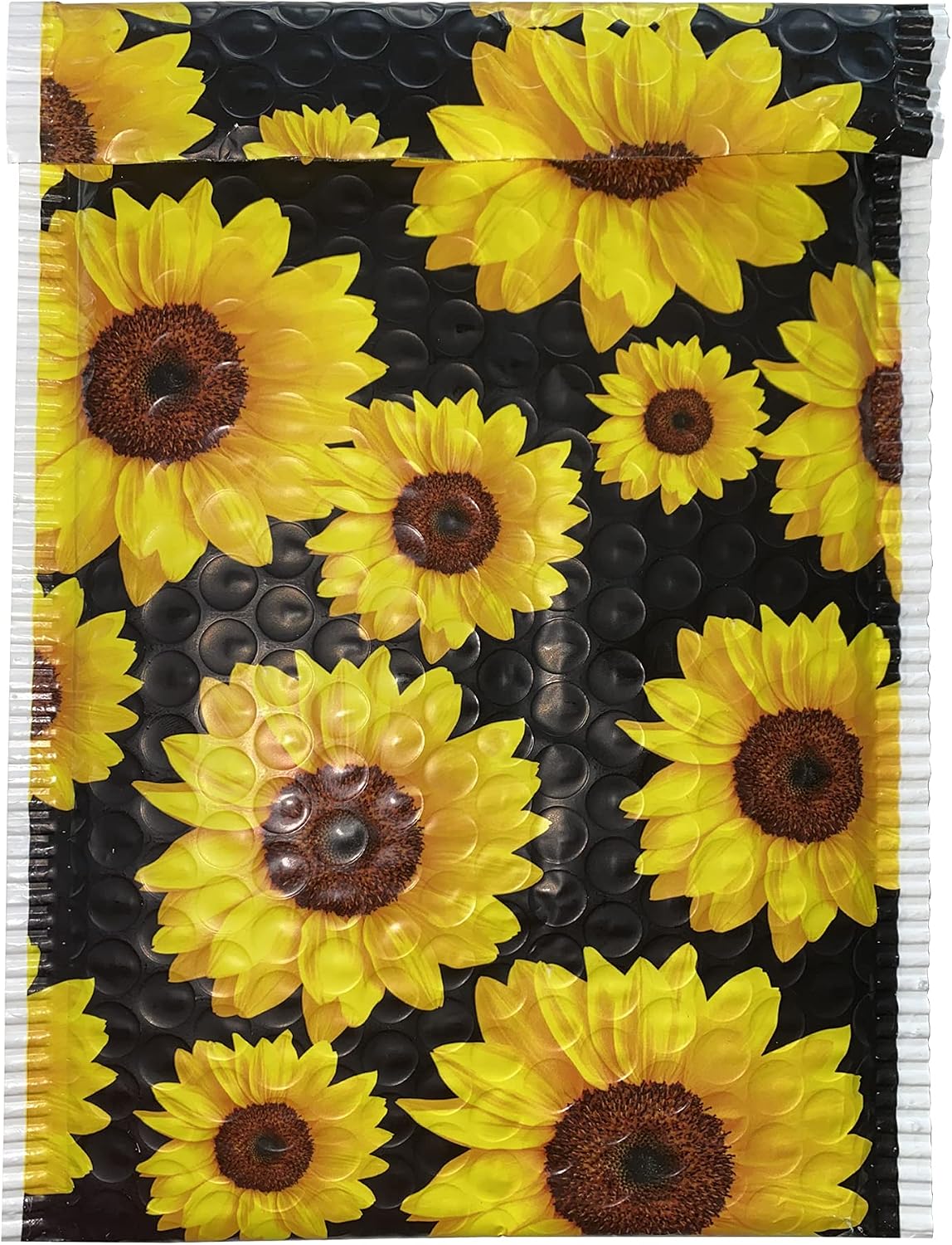 Great Papers! Bubble Mailer, Self-Sealing and Tear Resistant, Sunflowers, 6" x 10"