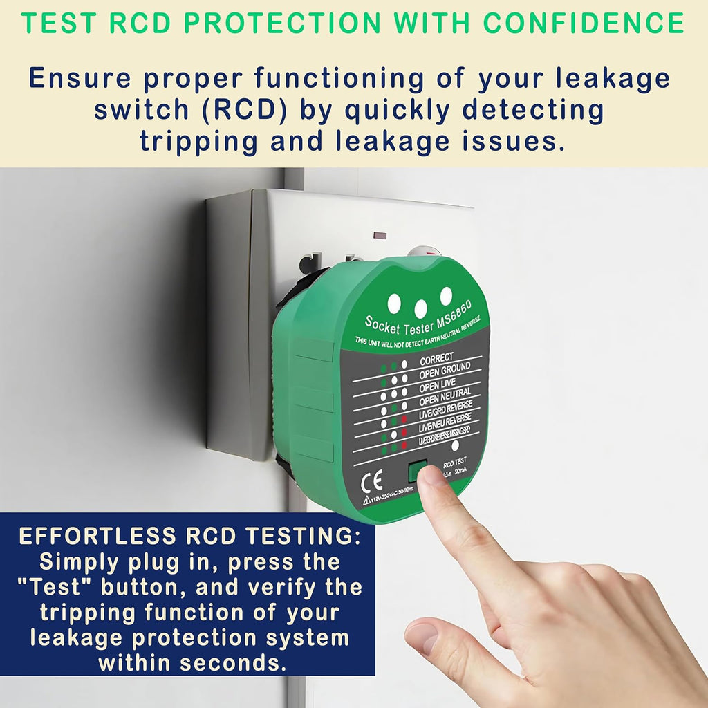ZenEarth Outlet Tester for Grounding & Earthing Products — Simple Ground & Wiring Fault