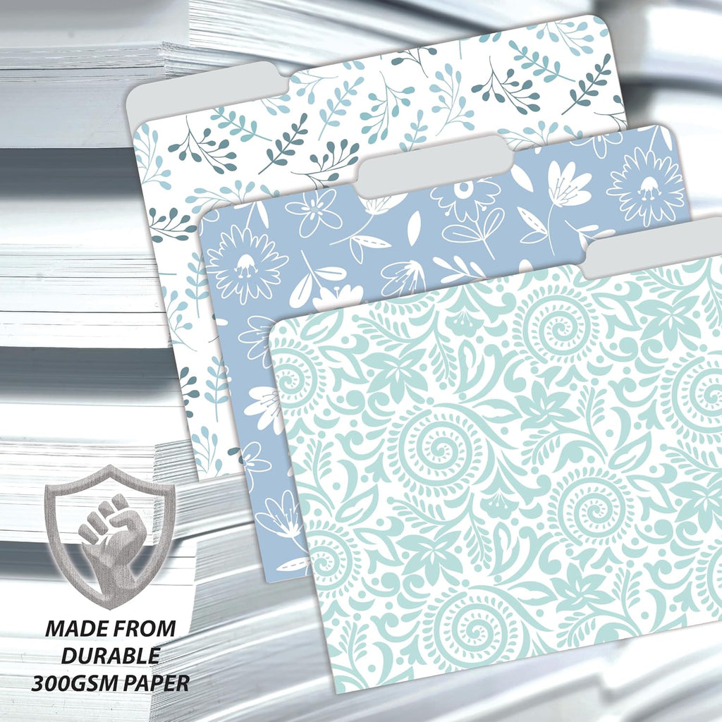 Better Office Products Decorative File Folders, 18 Pack