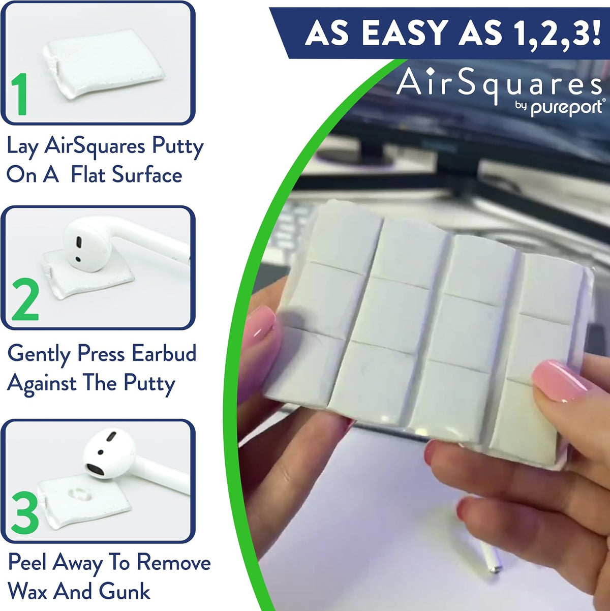 Airpod Cleaning Kit, The Original Earbud Cleaning Putty 12-Pack