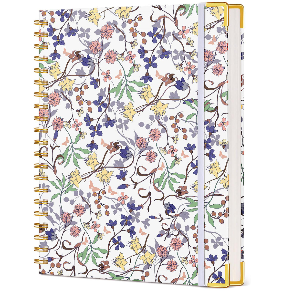Cute Spiral Notebook Journal for Women, 200 Pages Lined Notebooks 8.5” x 11”