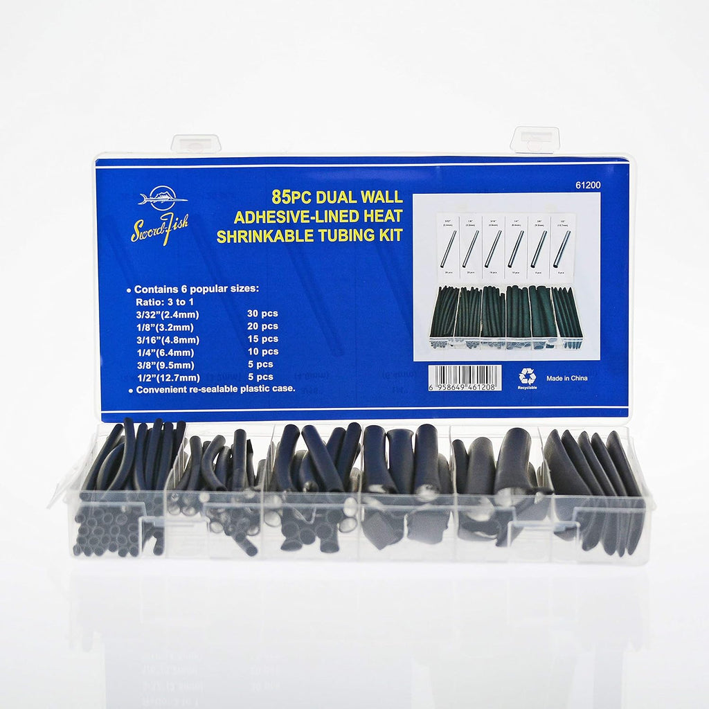 SWORDFISH 61200-Dual Wall Adhesive Lined Heat Shrinkable Tubing Assortment