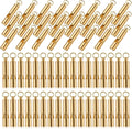 100 Pcs Brass Emergency Whistles for Training Outdoor Sports