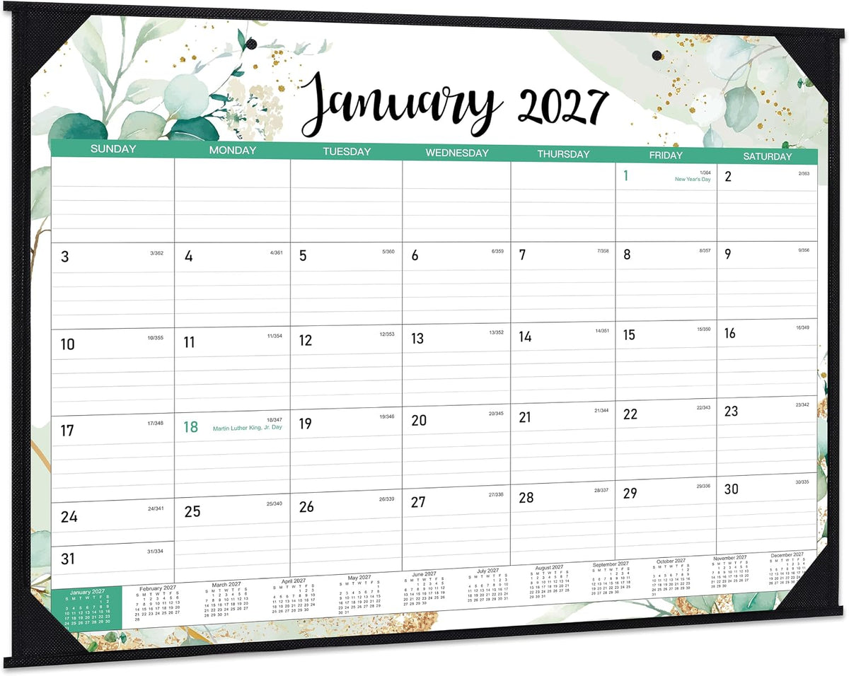 2027Desk Calendar - 2027 Large Desk Calendar, Jan. 2027 - Dec. 2027