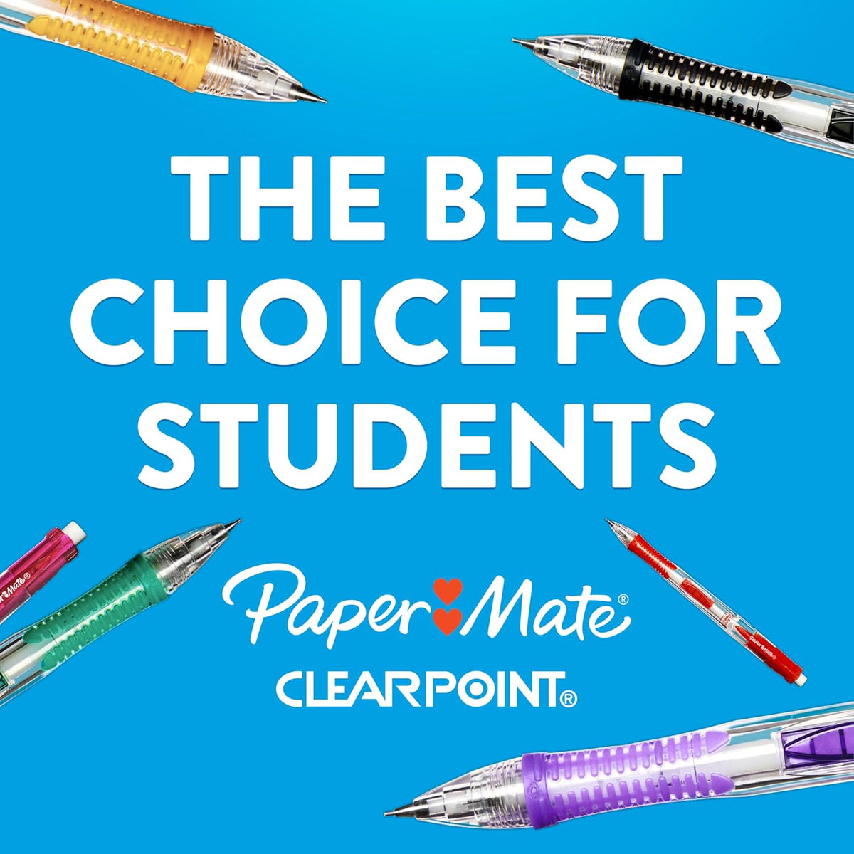 Paper Mate Clearpoint Mechanical Pencils 0.9mm, HB #2 Pencil Set, School Supplies