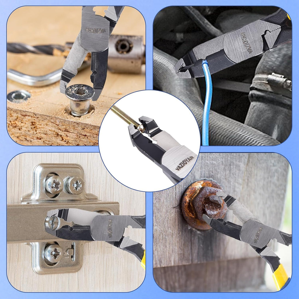 Multi-Function Screw Extractor Pliers, Non-Slip Screw Removal Tool, Extracts Stripped