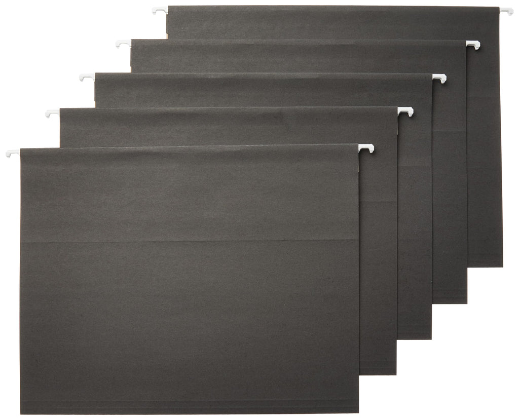 Amazon Basics Hanging File Folders with Adjustable Tabs
