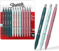 Sharpie S-Gel, Gel Pens, Medium Point (0.7mm), Assorted Fashion Barrels, Black Ink