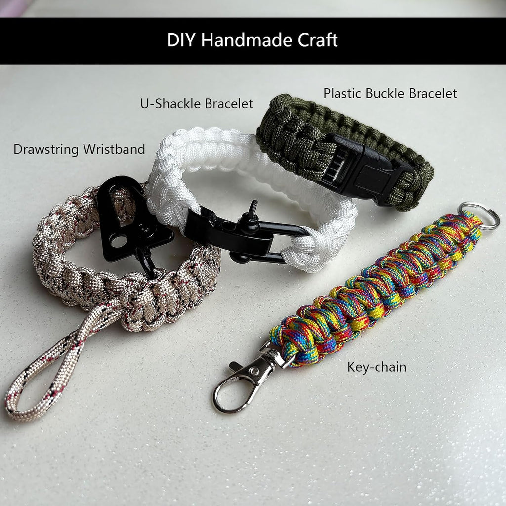 Wooden Paracord Jig Adjustable Bracelet Jig Paracord Bracelets Kit for Beginner