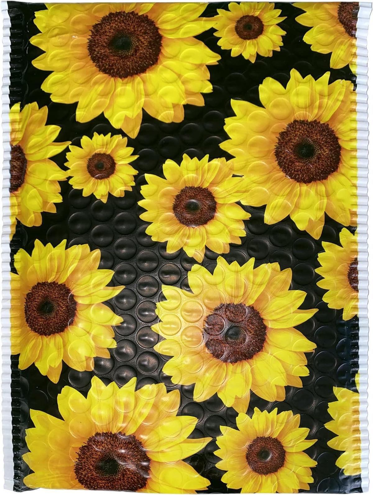 Great Papers! Bubble Mailer, Self-Sealing and Tear Resistant, Sunflowers, 6" x 10"
