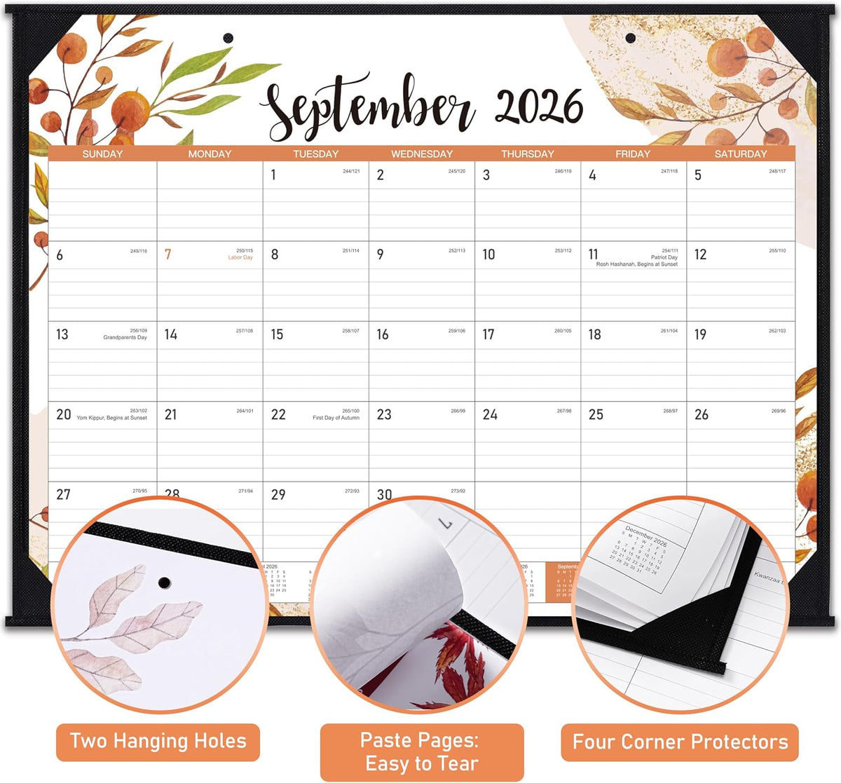 2027Desk Calendar - 2027 Large Desk Calendar, Jan. 2027 - Dec. 2027