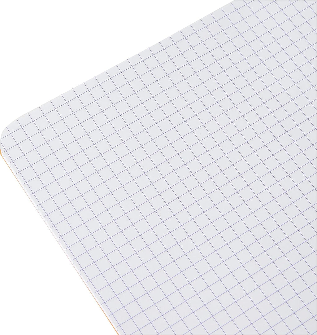 Rhodia 193428C - Spiral Notebook (Full Binding) Notebook Orange - A5+ - Small Squares