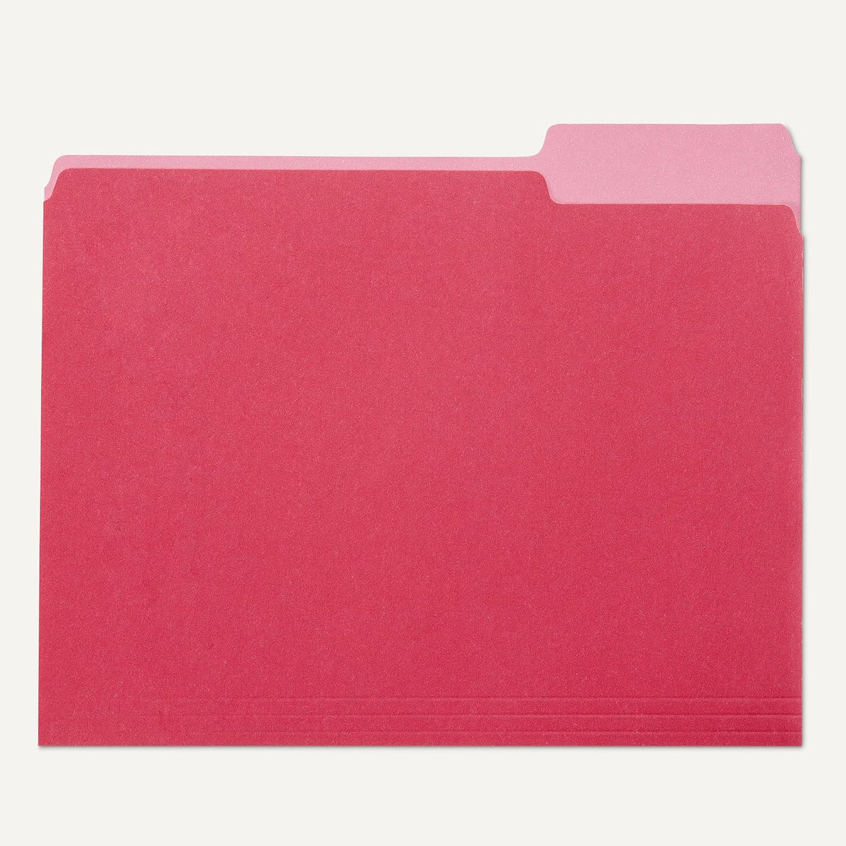 Amazon Basics File Folders with Tabs for Filing, 1/3-Cut Tab, 8.5x11 inches, Letter Size