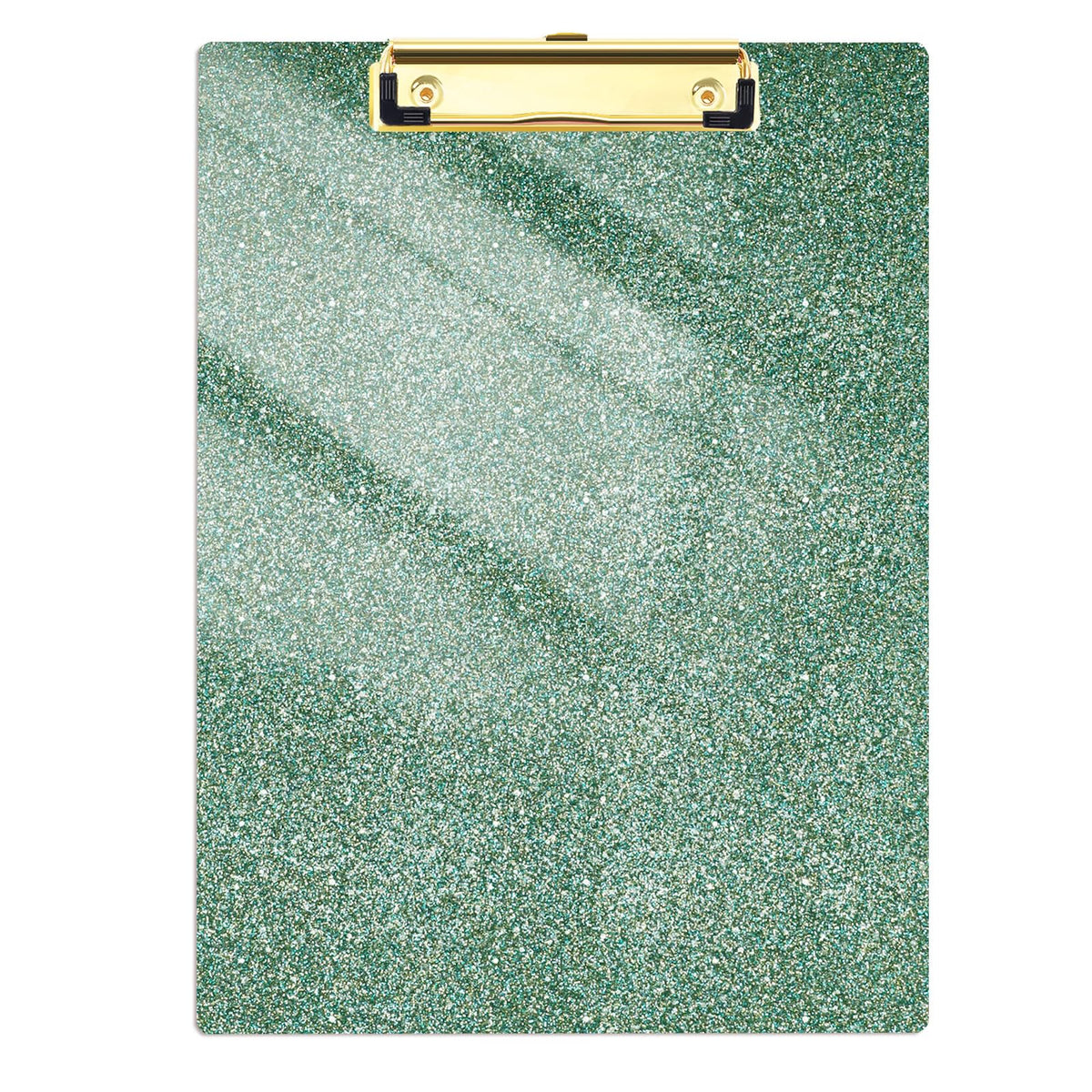 Acrylic Glitter Clipboard, 8.5 x 11 Sparkly Clip Board, Blue