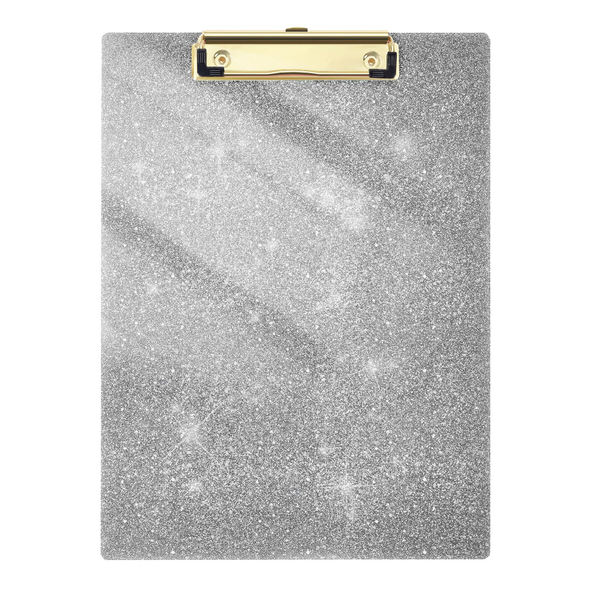 Acrylic Glitter Clipboard, 8.5 x 11 Sparkly Clip Board, Blue