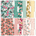 Cute Decorative File Folders, 12 Pack 3-Tab Letter Size, Boho Manila