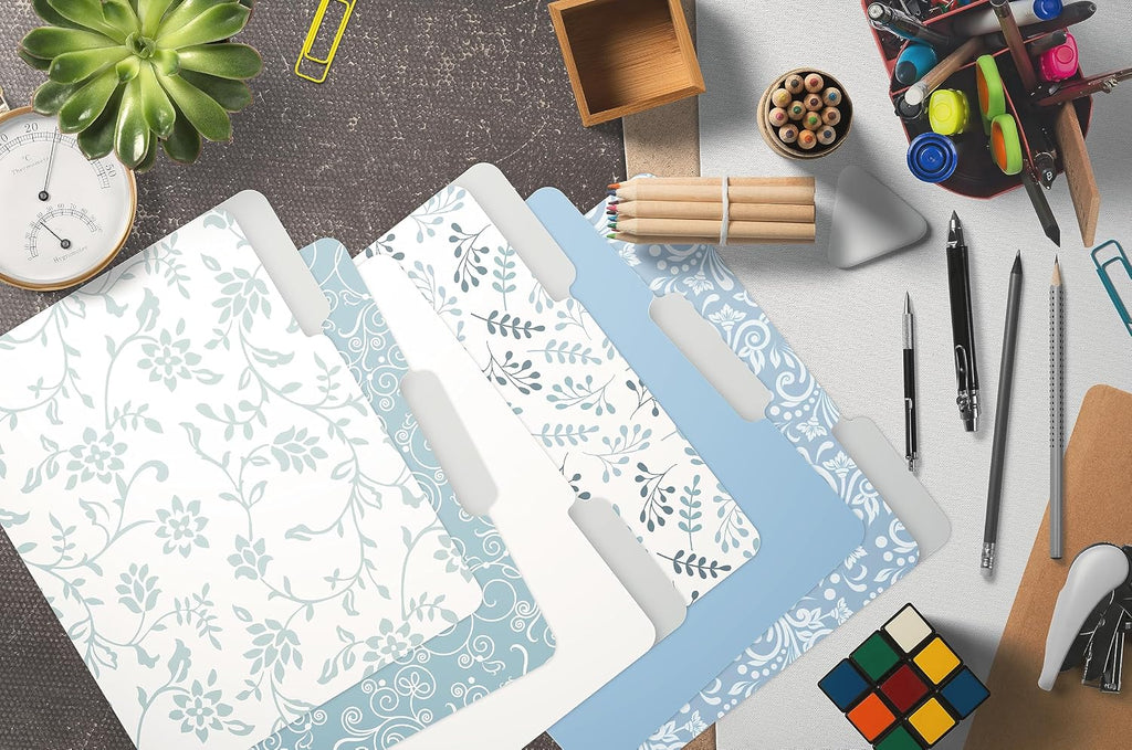 Better Office Products Decorative File Folders, 18 Pack