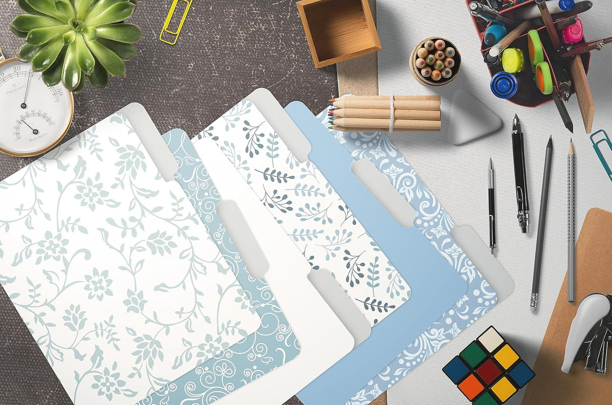 Better Office Products Decorative File Folders, 18 Pack