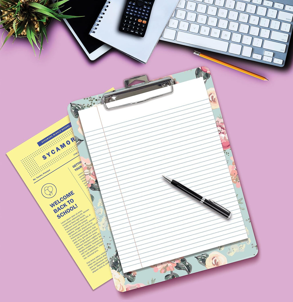 Better Office Products Fashion Clipboard (2 Pack), A4 Letter Size, 12.5" x 9"