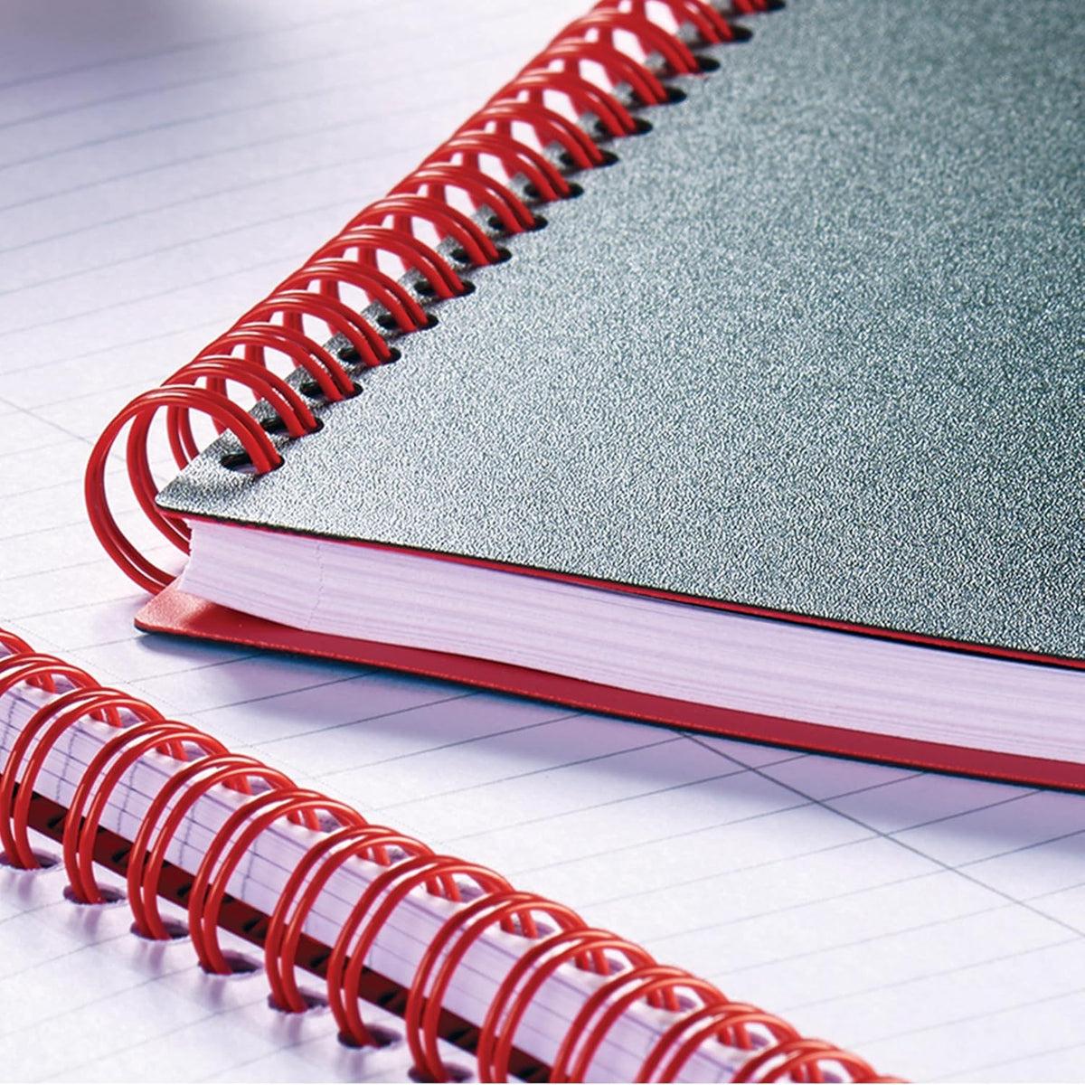 Black n' Red Notebook, Business Journal, 8-1/4" x 5-7/8", 70 Sheets, Ruled, Optik Paper