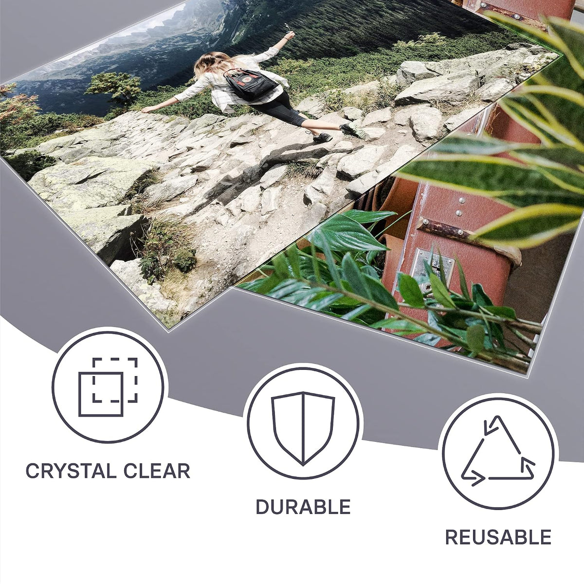 Jot & Mark 4x6 Photo Sleeves (200 Count) Crystal Clear Archival Plastic