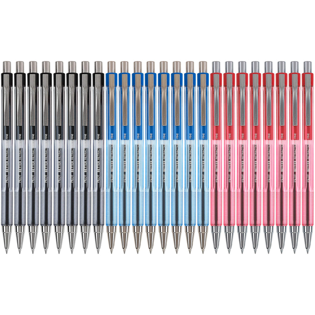 PILOT Pen 30000 The Better Ball Point Pen, 0.7mm, Black Ink, 12-Pack