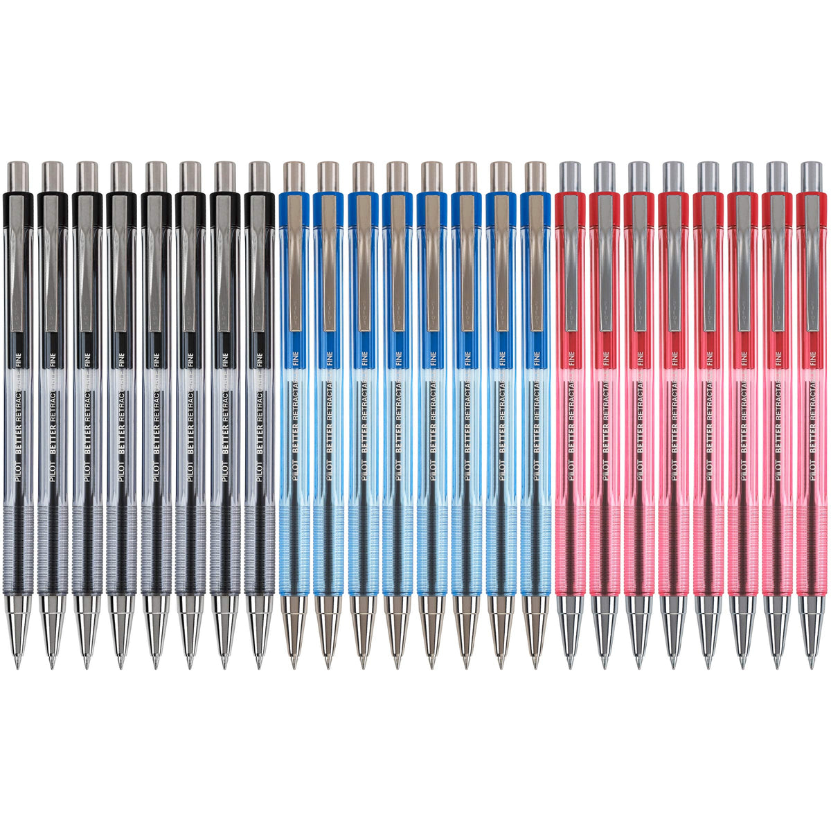 PILOT Pen 30000 The Better Ball Point Pen, 0.7mm, Black Ink, 12-Pack