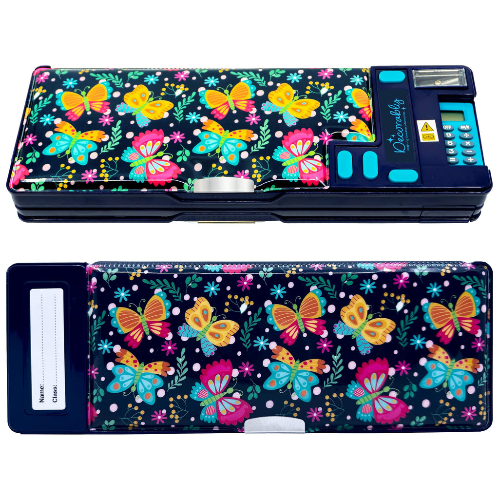 Decorably Dinosaur Pop-Up Pencil Case with Calculator for Boys