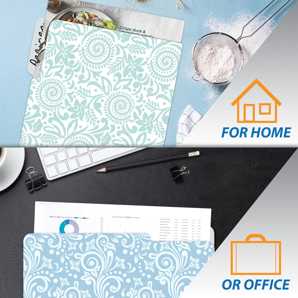 Better Office Products Decorative File Folders, 18 Pack
