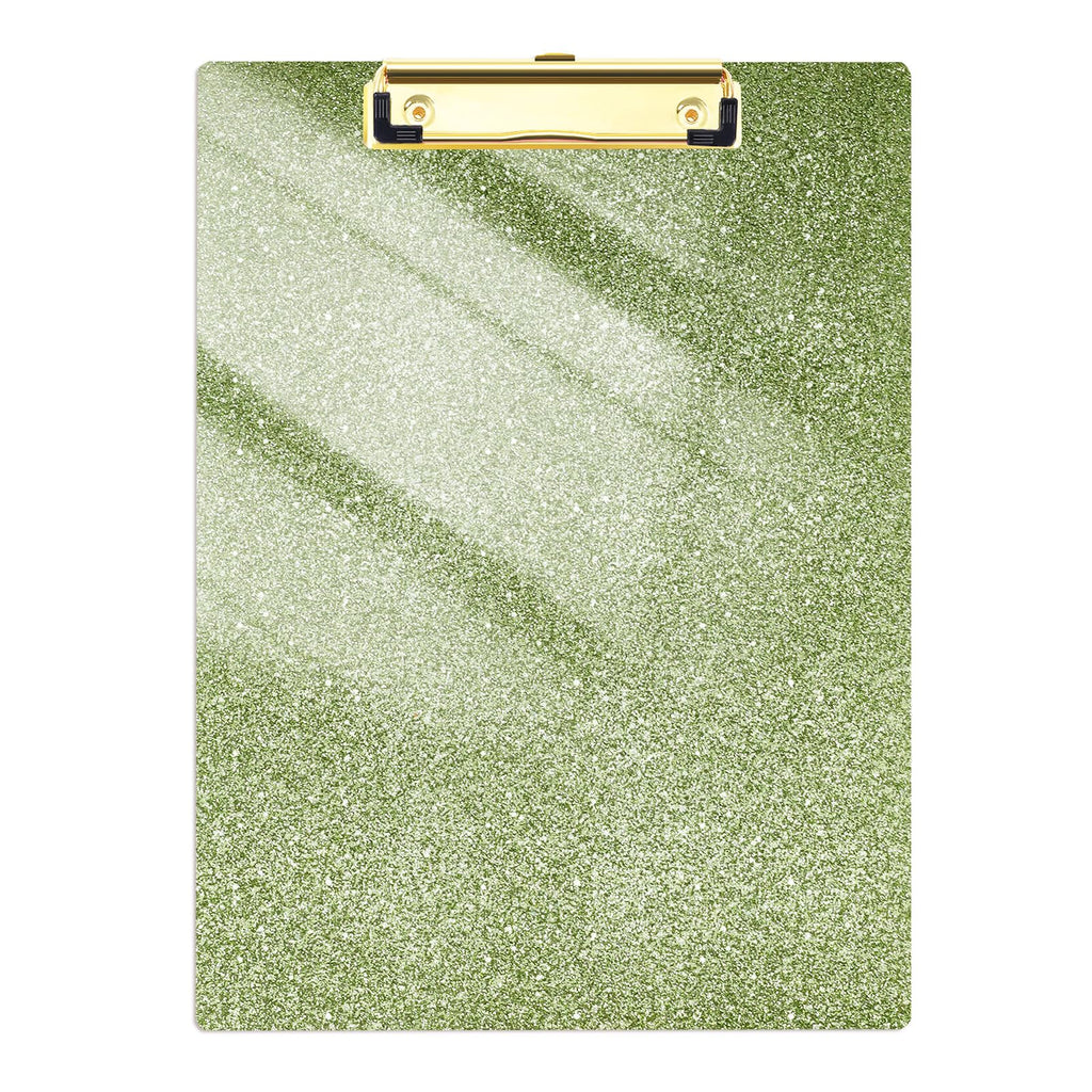 Acrylic Glitter Clipboard, 8.5 x 11 Sparkly Clip Board, Blue