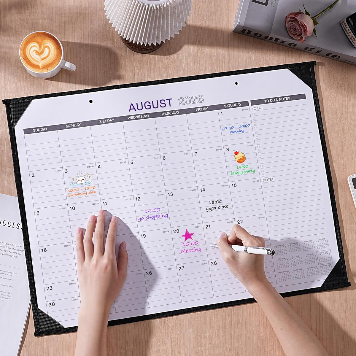 2027 Desk Calendar - Large Desk Calendar 2027, July 2026 – December 2027